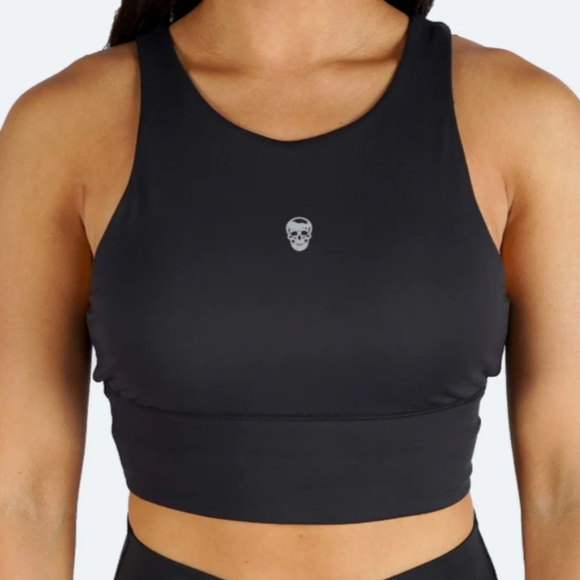 Gymreapers Other - REVIVE HIGH NECK BLACK Sports Bra By GYMREAPERS